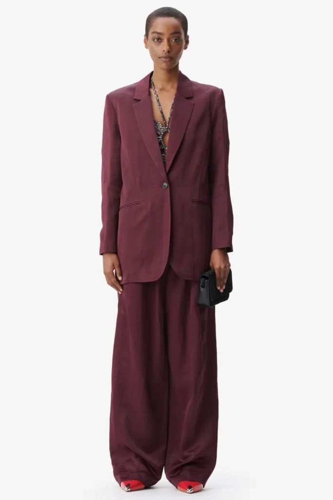 Lala Berlin Jacket Jupi viscose/linen blend fudge Online Shopping