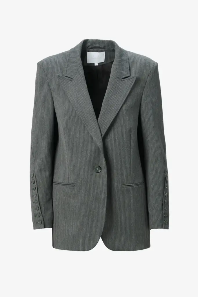 Lala Berlin Jacket Jula polyester mix anthracite stripe Exklusivangebot