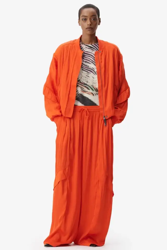 Lala Berlin Jacket Jordi polyester mix paprika Preisnachlass