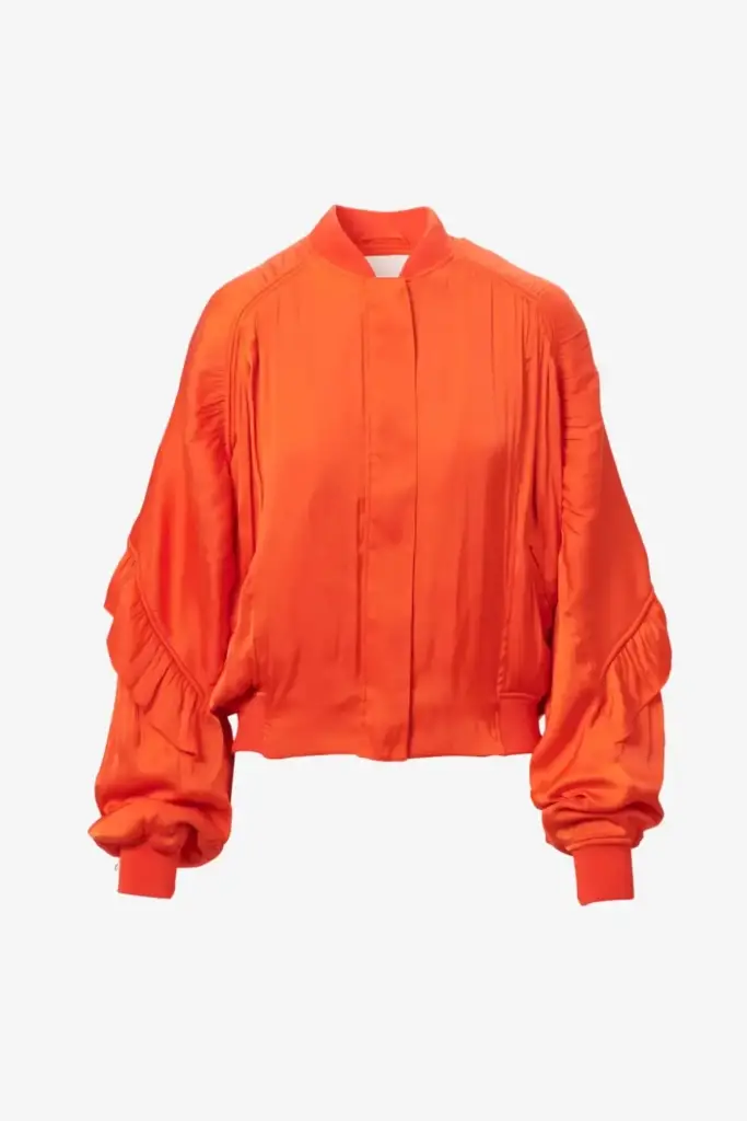 Lala Berlin Jacket Jordi polyester mix paprika Preisnachlass