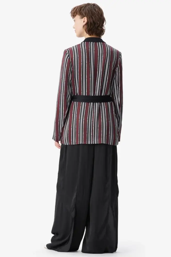 Lala Berlin Jacket Jella viscose shibori stripe Saisonschlussverkauf