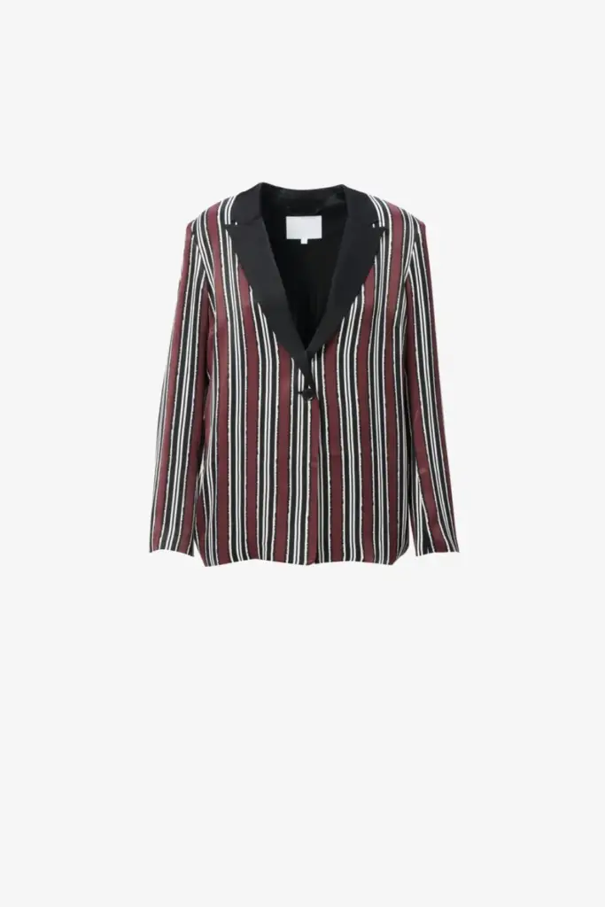 Lala Berlin Jacket Jella viscose shibori stripe Saisonschlussverkauf
