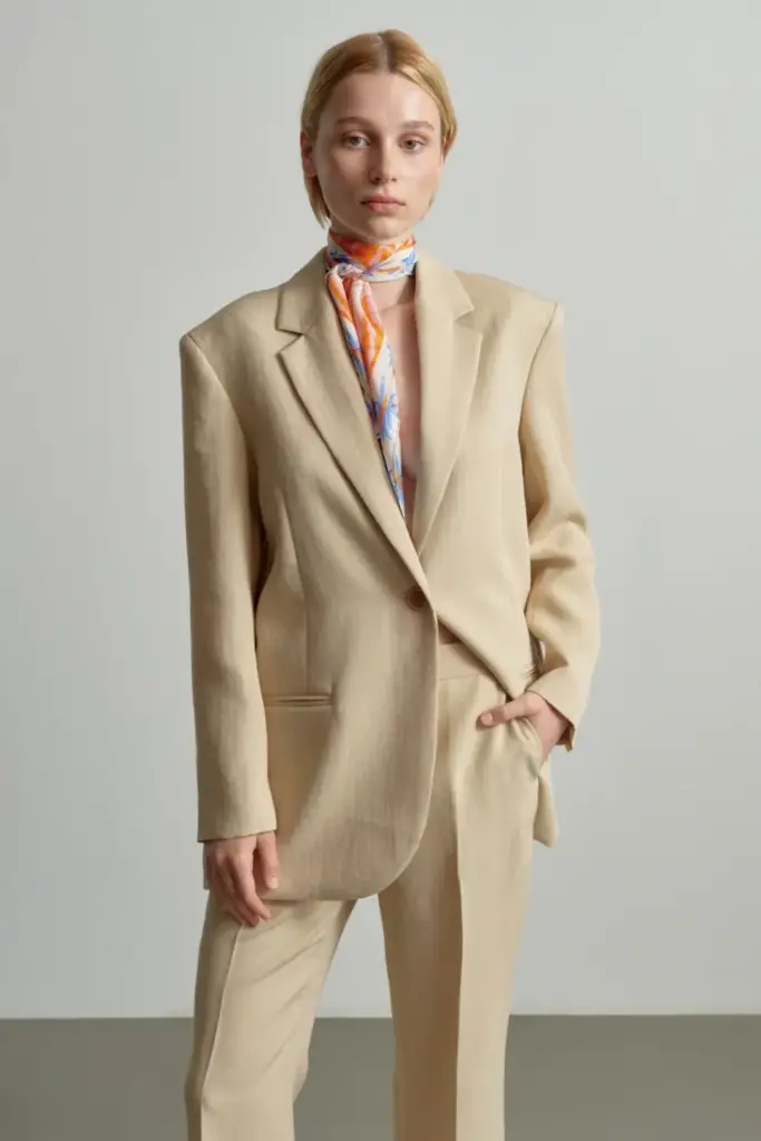 Lala Berlin Jacket Janet viscose mix sesame Black Friday
