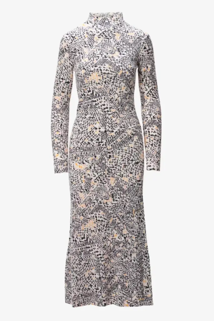 Lala Berlin Dress Kato wool heritage garden Cyber Monday