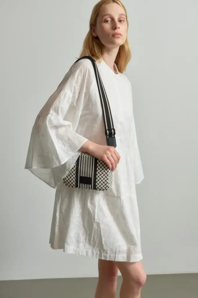 Lala Berlin Dress Delmar cotton embroidery white Exklusive Angebote