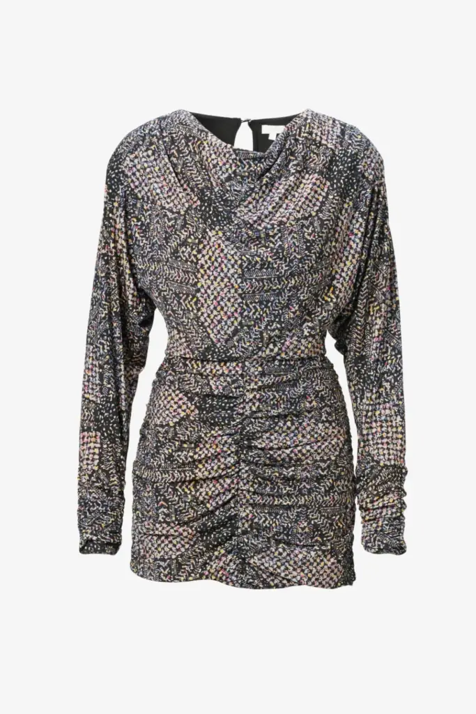 Lala Berlin Dress Danka viscose mix heritage star black Saisonale Angebote
