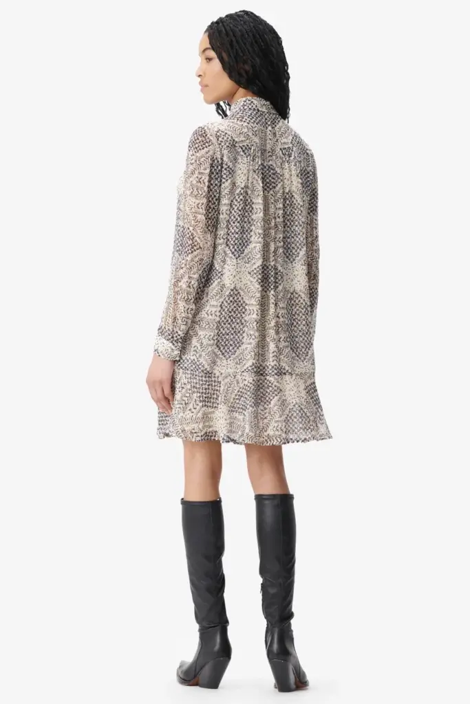 Lala Berlin Dress Dandara viscose heritage off white Räumungsverkauf