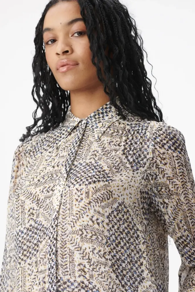Lala Berlin Dress Dandara viscose heritage off white Räumungsverkauf