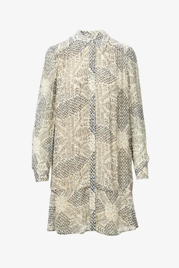 Lala Berlin Dress Dandara viscose heritage off white Räumungsverkauf