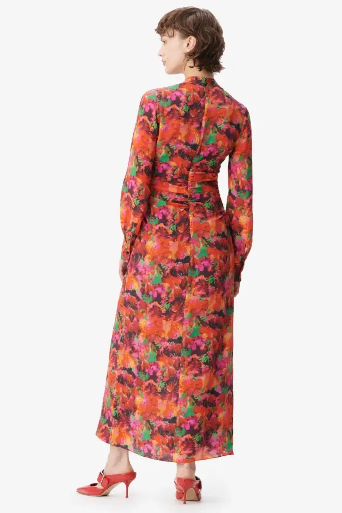 Lala Berlin Dress Damala viscose/silk blend shibori flower Tägliche Deals
