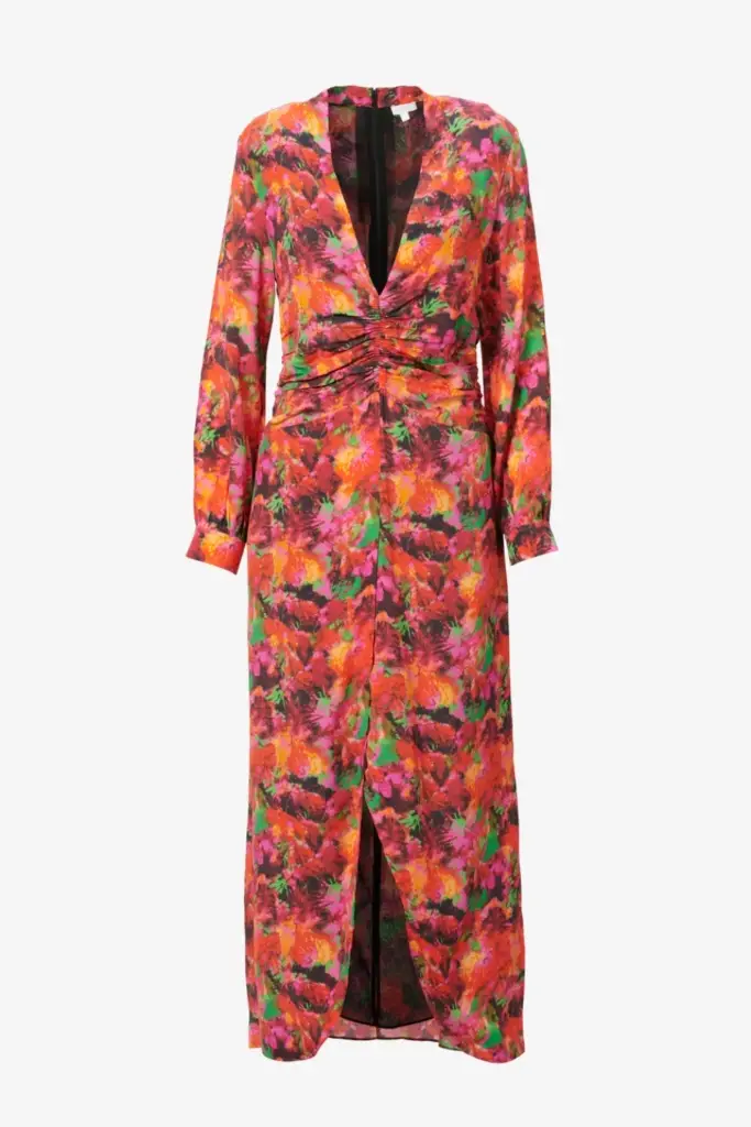 Lala Berlin Dress Damala viscose/silk blend shibori flower Tägliche Deals