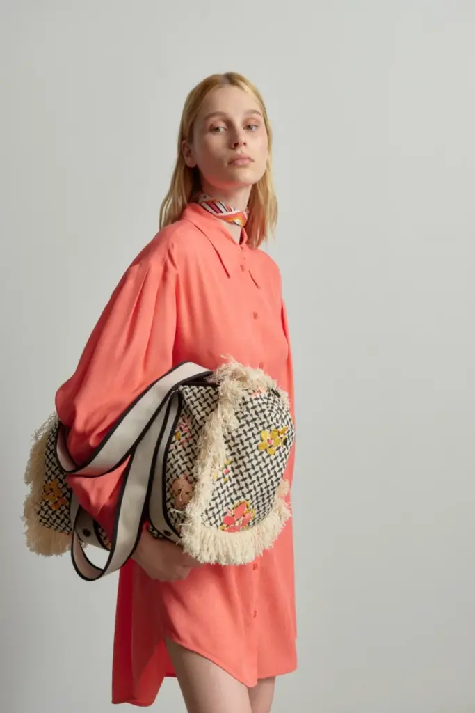 Lala Berlin Dress Dakil viscose underwater melon Sonderangebote