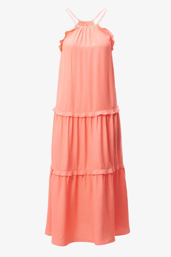 Lala Berlin Dress Daau viscose underwater melon VIP-Rabatte