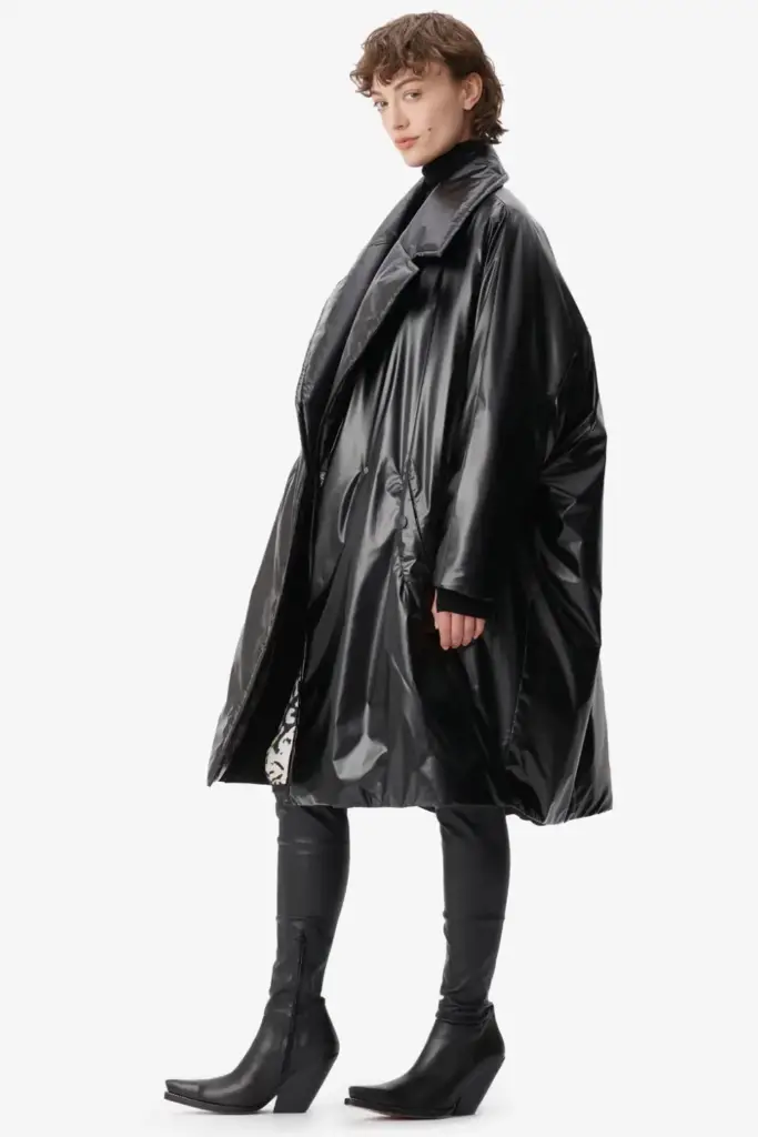 Lala Berlin Coat Ophir polyester black Wochenangebot