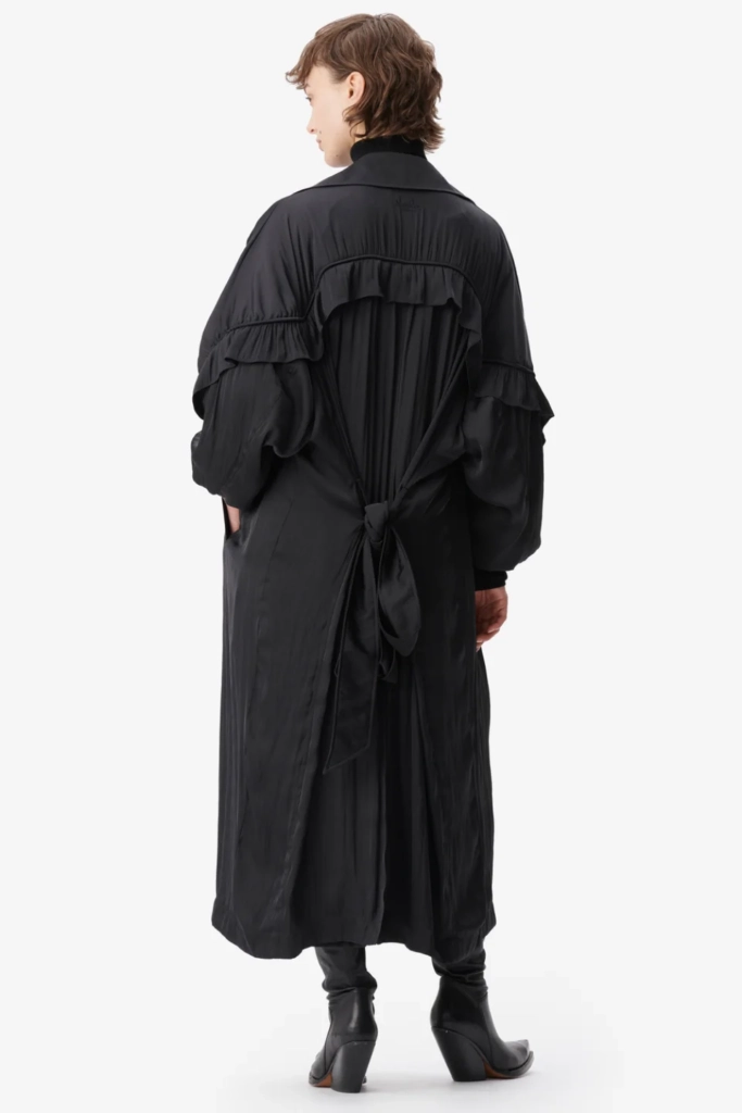 Lala Berlin Coat Olaya polyester mix black Begrenzte Freigabe