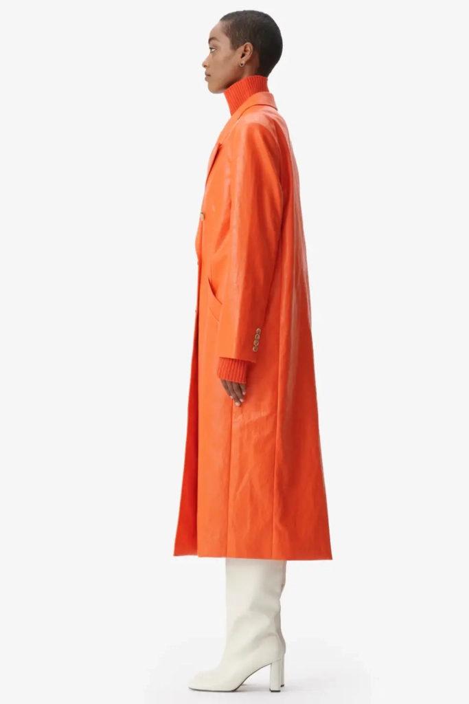 Lala Berlin Coat Odith viscose mix paprika Letzte 3 Tage