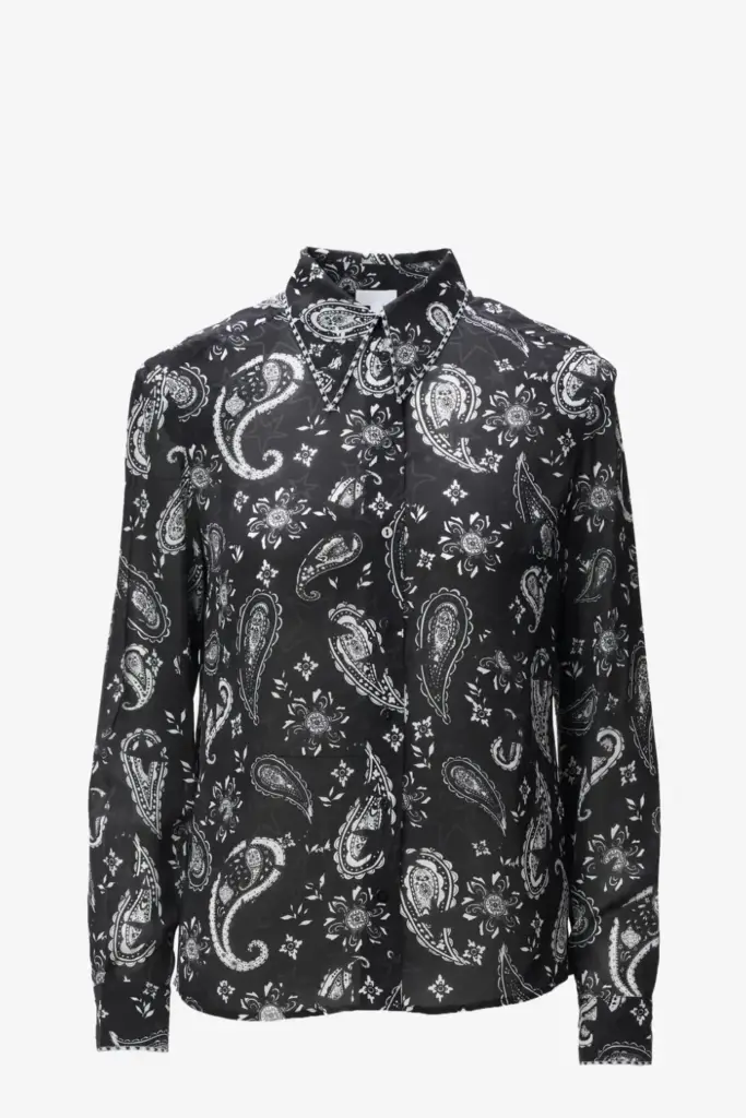Lala Berlin Blouse Blix viscose mix paisley stars Bis zu 65% Rabatt