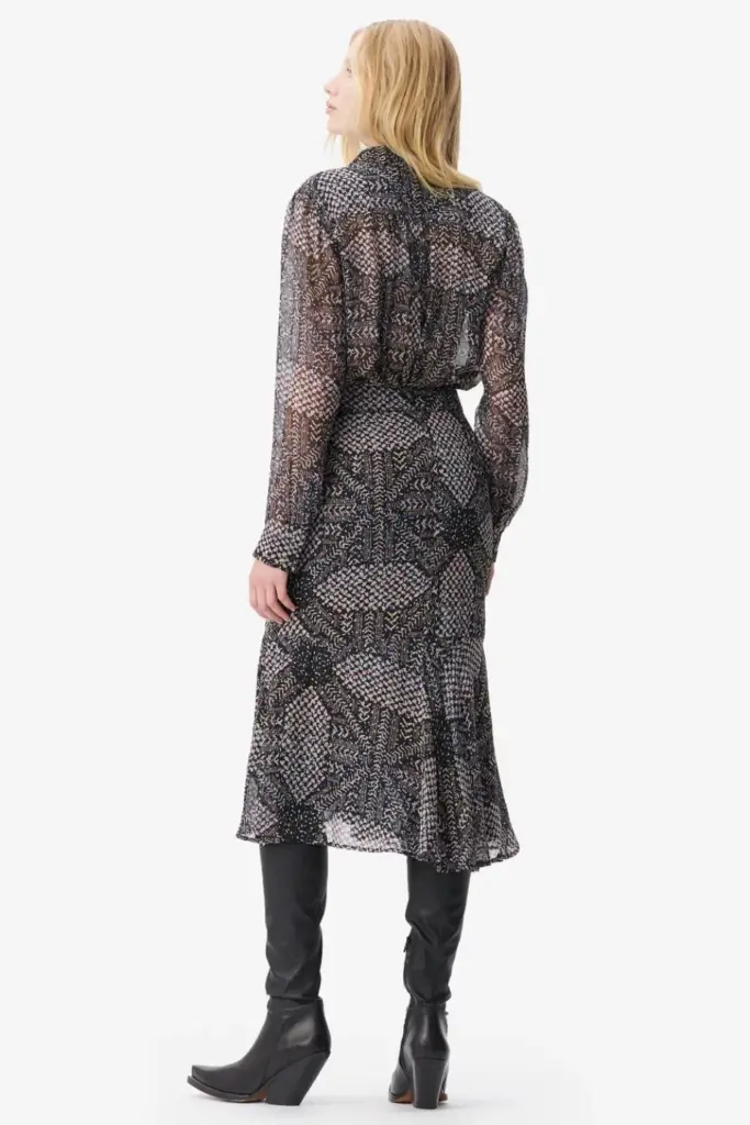 Lala Berlin Blouse Bling viscose heritage star black Nur für heute