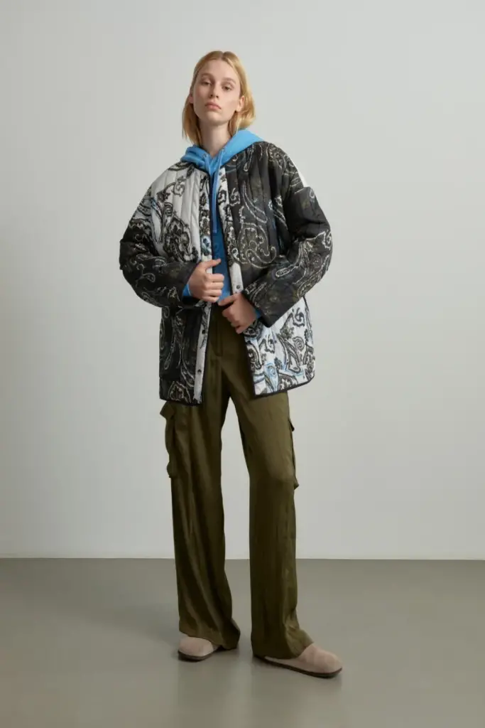 Lala Berlin Jacket Jabari cotton paisley park black/white 50% Rabatt mit kostenlosem Versand