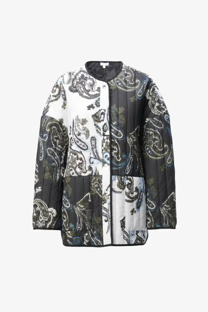 Lala Berlin Jacket Jabari cotton paisley park black/white 50% Rabatt mit kostenlosem Versand