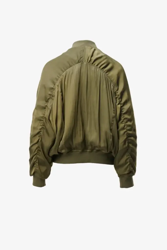 Lala Berlin Jacket Jordin polyester mix olive Kostenloser Versand international