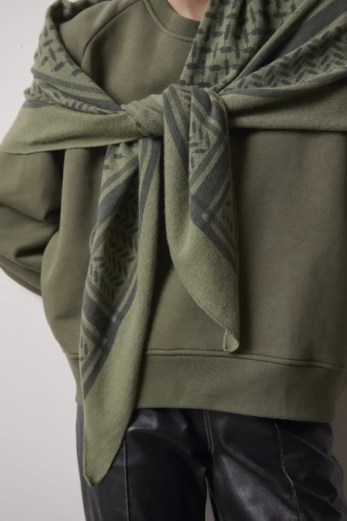 Lala Berlin Triangle Trinity cashmere moss/asphalt Black Friday Preise