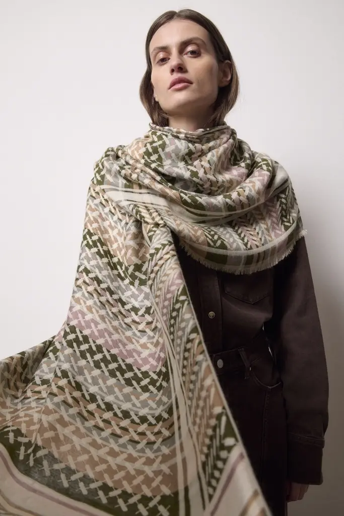 Lala Berlin Scarf Avril viscose mix dusk zollfrei