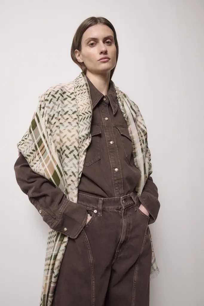 Lala Berlin Scarf Avril viscose mix dusk zollfrei