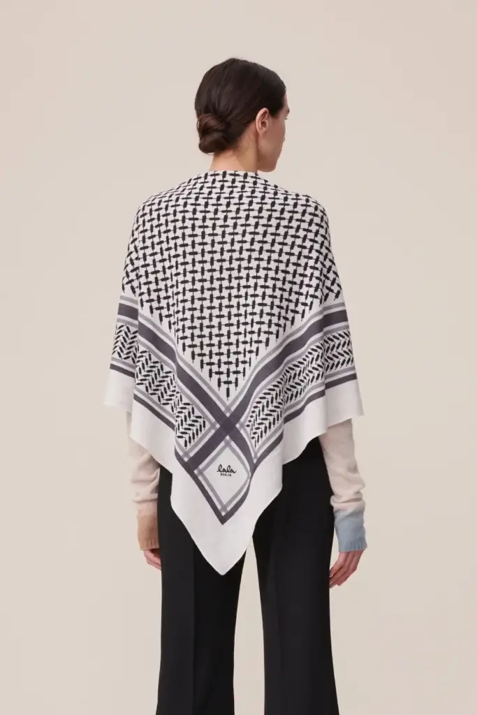 Lala Berlin Triangle Trinity Classic M cashmere alabastro off white Günstiger Verkauf