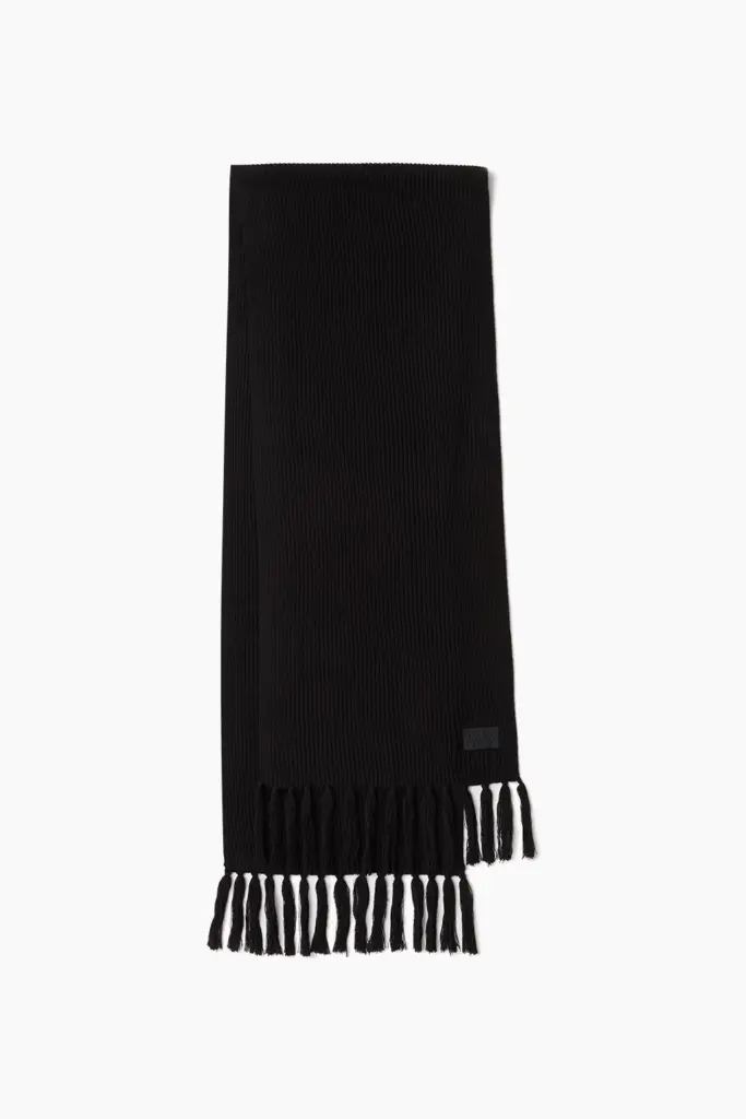 Lala Berlin Scarf Aminas wool mix lala black Fabrikverkauf