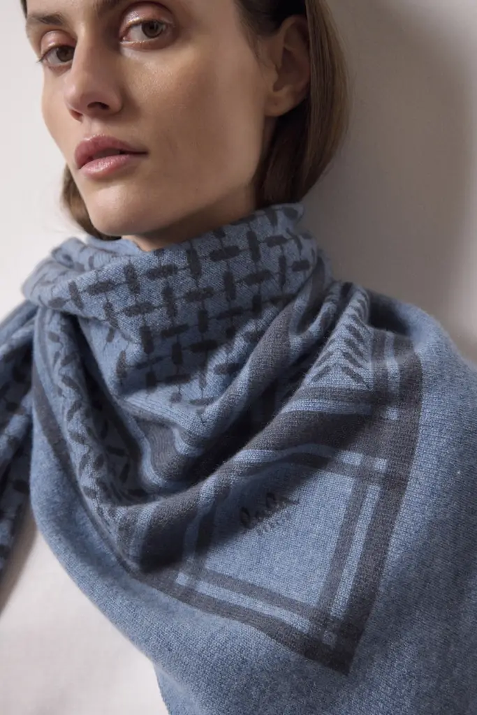 Lala Berlin Triangle Trinity cashmere vela/antracite Kostenloser Versand