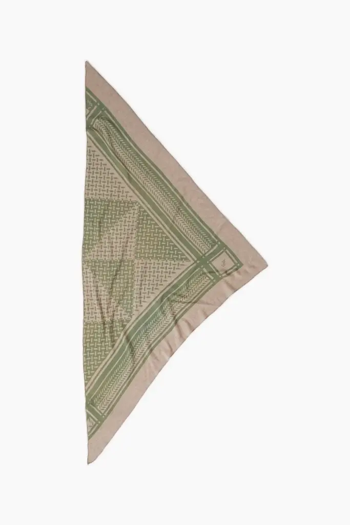 Lala Berlin Triangle Puzzle cashmere dune/sage Fabrikpreis
