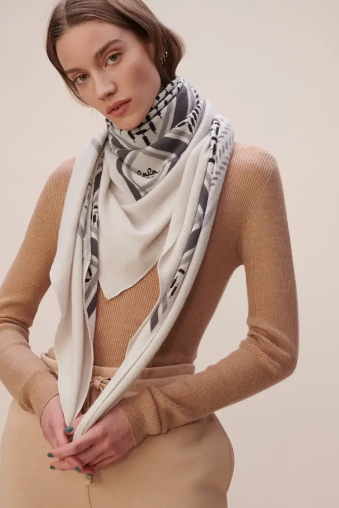 Lala Berlin Triangle Trinity Classic L cashmere off white Günstig kaufen