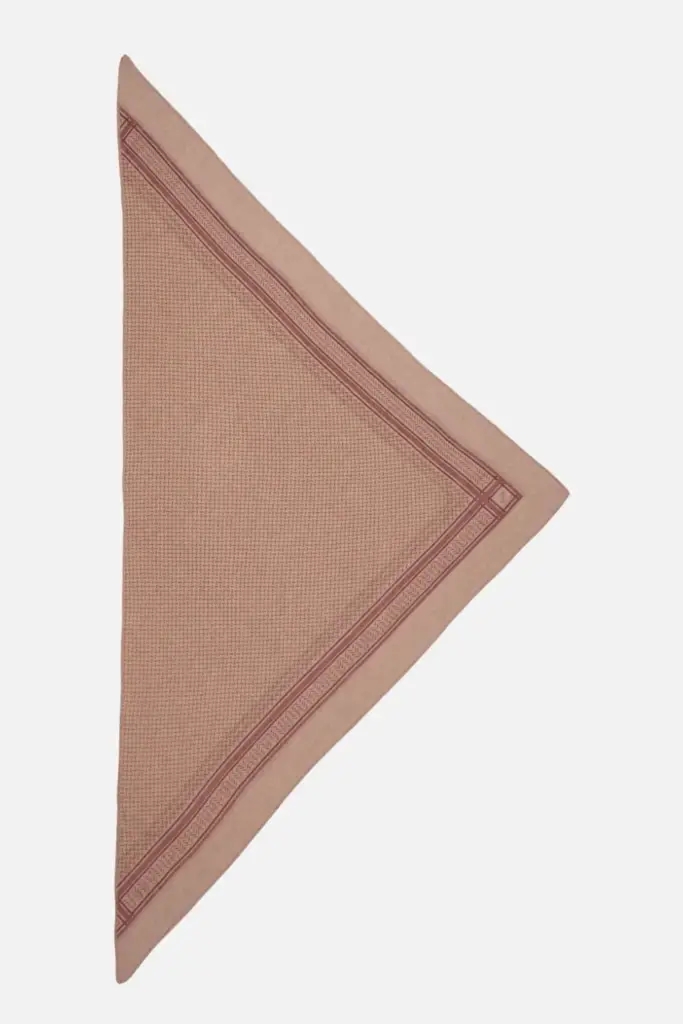Lala Berlin Triangle Heritage Double cashmere sand flip Großer Ausverkauf