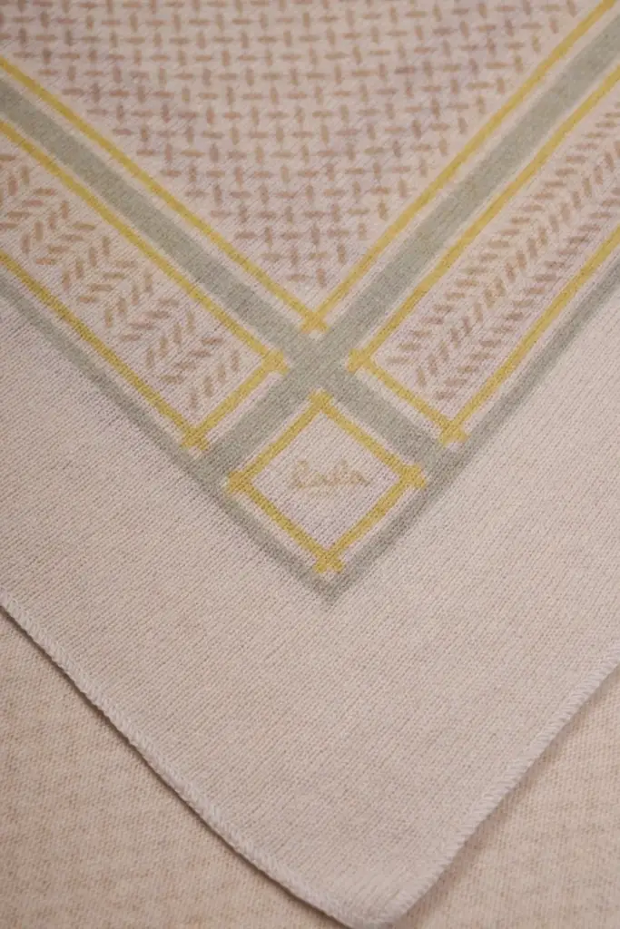 Lala Berlin Triangle Heritage Double cashmere egret flip Flash Sale