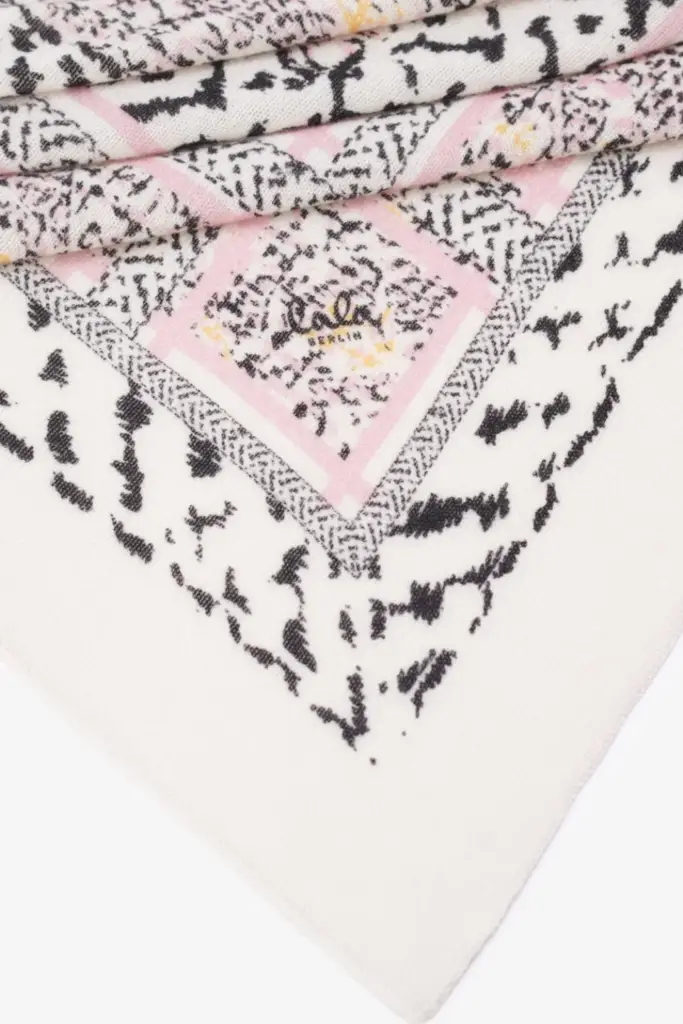 Lala Berlin Triangle Heritage cashmere string garden rose Cyber Monday