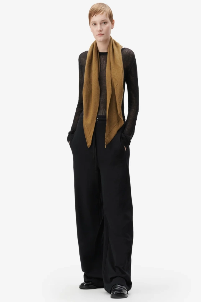 Lala Berlin Triangle Solid M cashmere mocca Räumungsverkauf