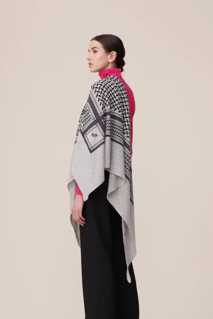 Lala Berlin Triangle Trinity Classic L cashmere light grey VIP-Rabatte