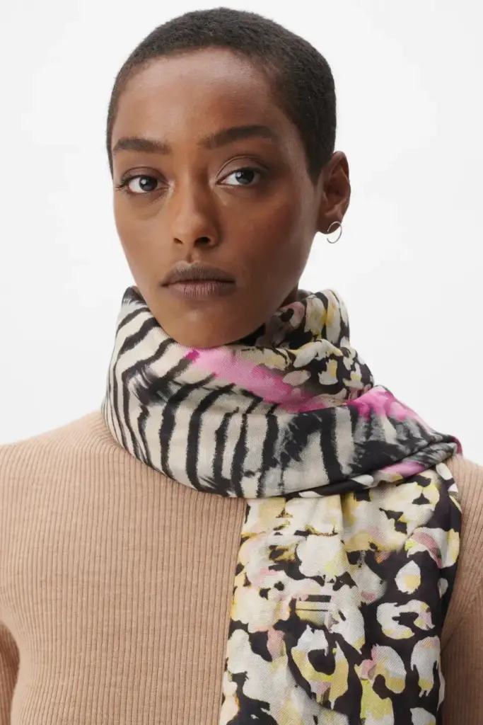 Lala Berlin Scarf Abix modal mix animal patchwork Zeitbegrenzte Promotion