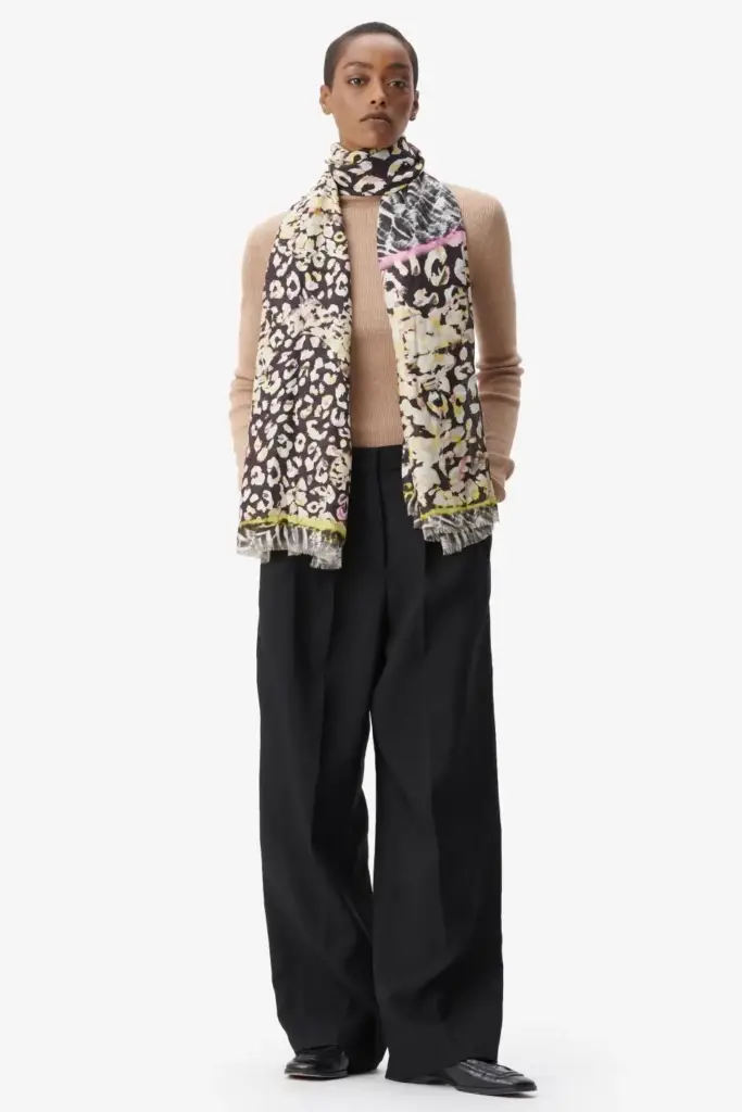 Lala Berlin Scarf Abix modal mix animal patchwork Zeitbegrenzte Promotion