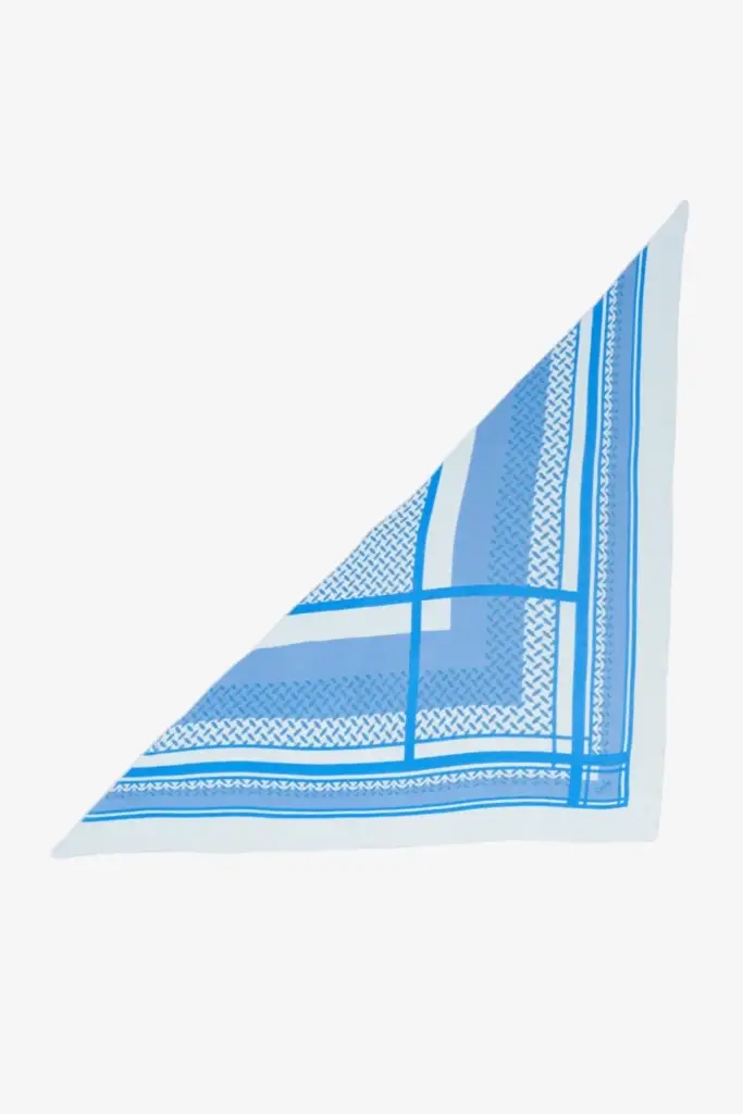 Lala Berlin Triangle Double Heritage cashmere blue Nur noch ein Tag übrig