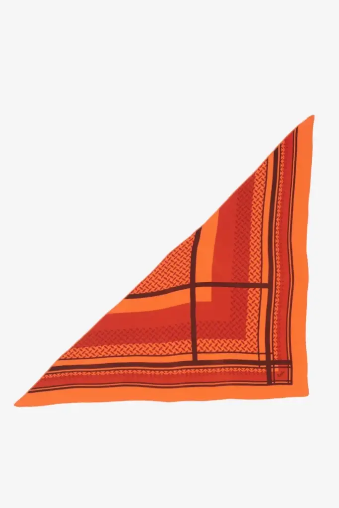 Lala Berlin Triangle Trinity Double Heritage cashmere paprika Riesige Rabatte