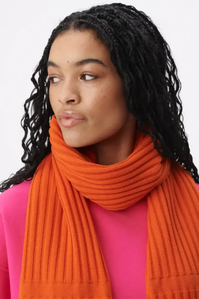 Lala Berlin Scarf Anissa wool mix paprika Kostenloser Versand international