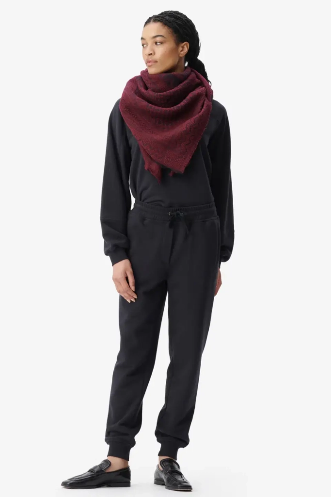 Lala Berlin Scarf Anais wool mix zebra fudge Begrenzt auf 3 Tage