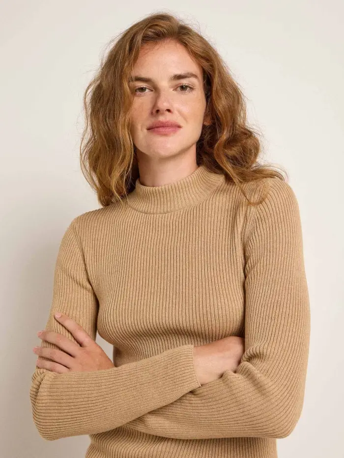 Lanius Stehkragenpullover (GOTS) Saisonschlussverkauf