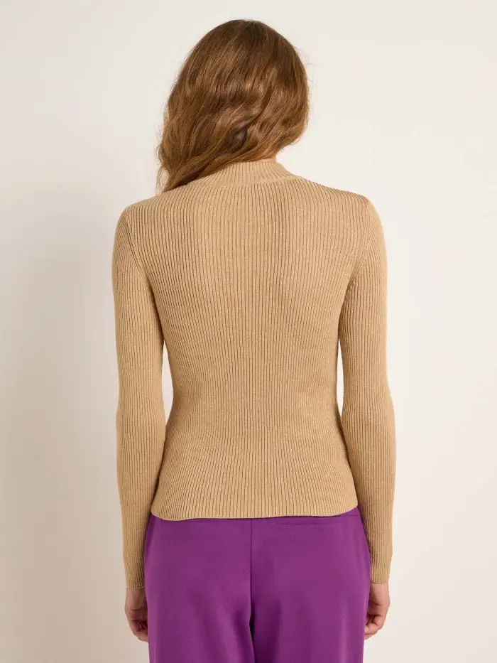 Lanius Stehkragenpullover (GOTS) Saisonschlussverkauf