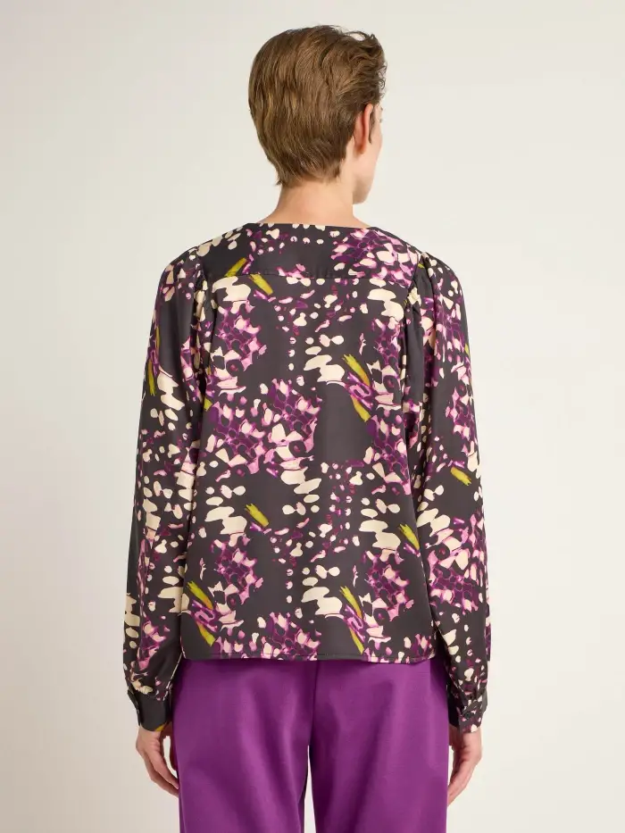 Lanius Bluse mit Kräuseln Heißer Verkauf