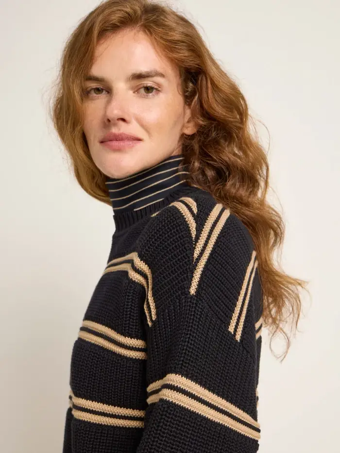 Lanius Streifenpullover (GOTS) Exklusive Angebote