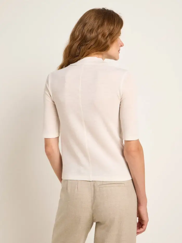 Lanius Halbarmshirt mit Stehkragen (GOTS) Räumungsverkauf