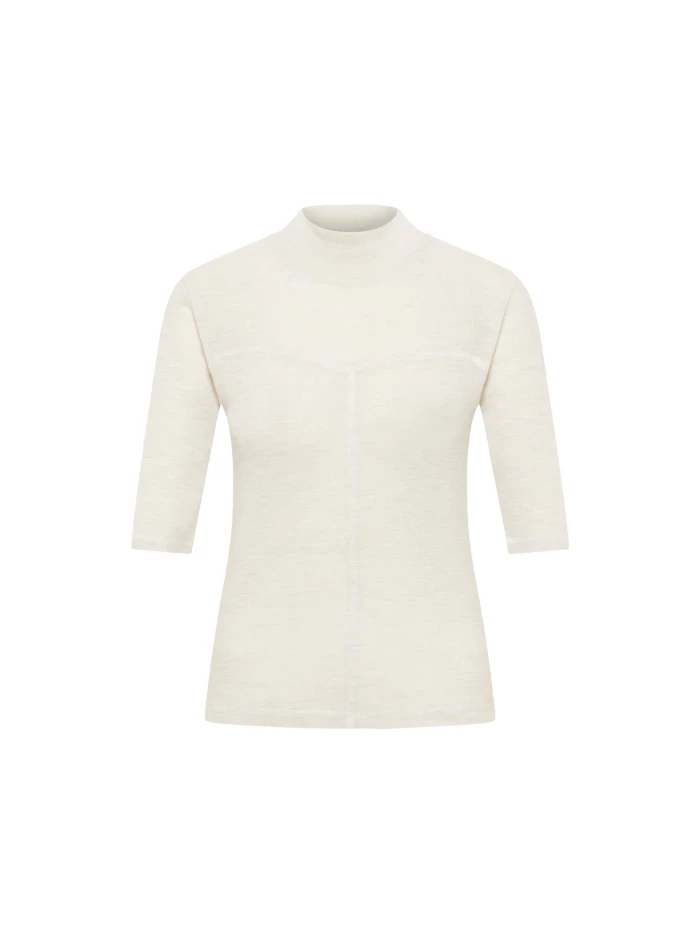 Lanius Halbarmshirt mit Stehkragen (GOTS) Räumungsverkauf